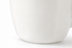 Set 6 căni din opal alb cu margine aurie, design elegant, căni cafea și ceai, rezistente și moderne